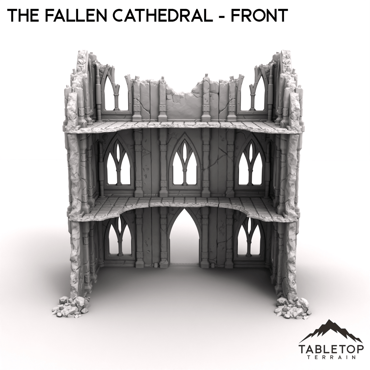 Tabletop Terrain Terrain R10 The Fallen Cathedral - Front