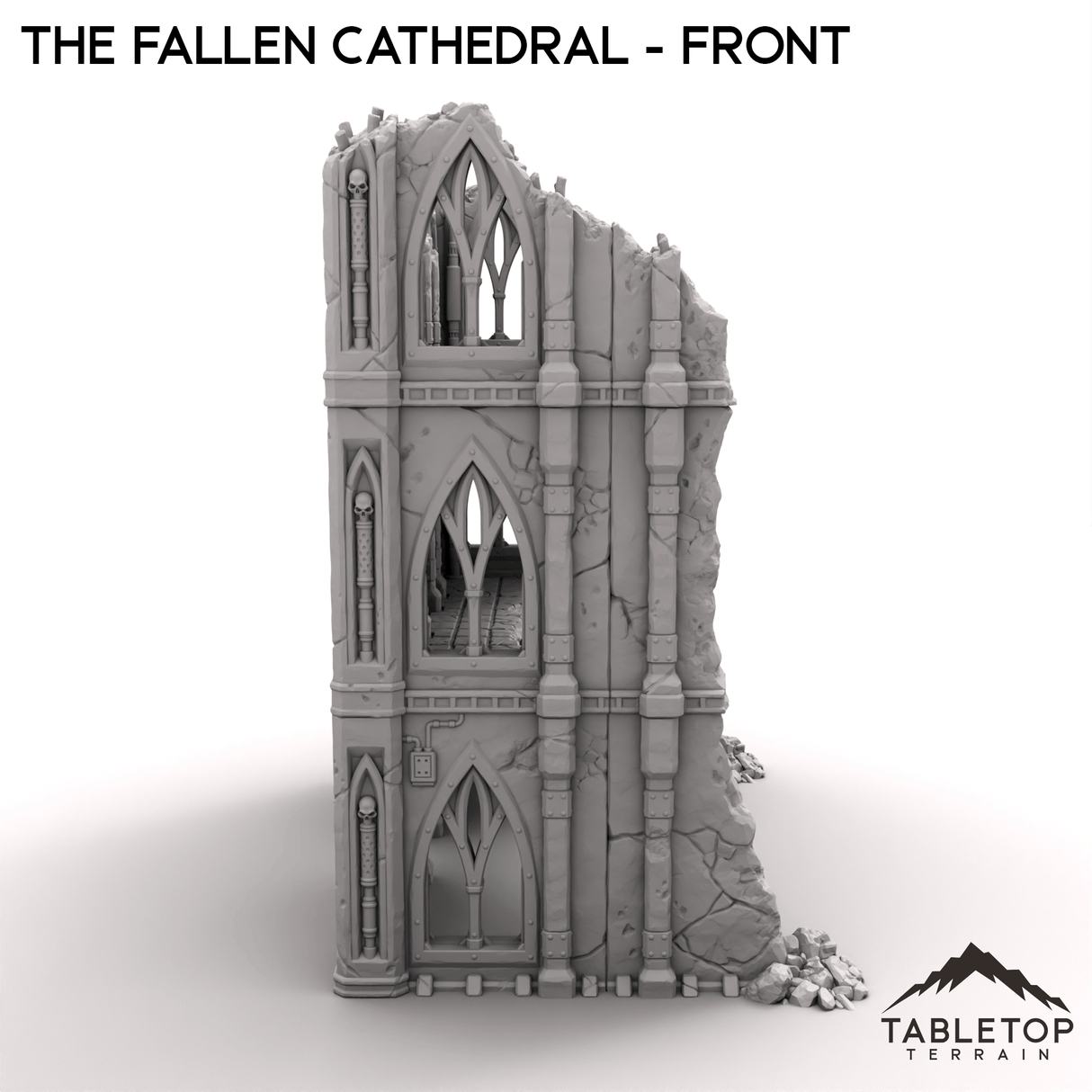 Tabletop Terrain Terrain R10 The Fallen Cathedral - Front