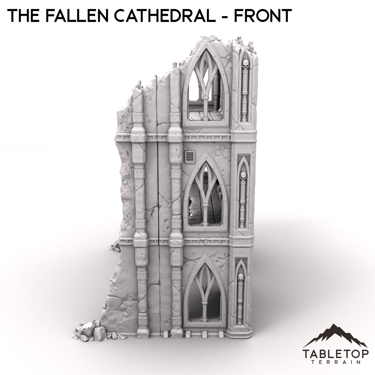 Tabletop Terrain Terrain R10 The Fallen Cathedral - Front