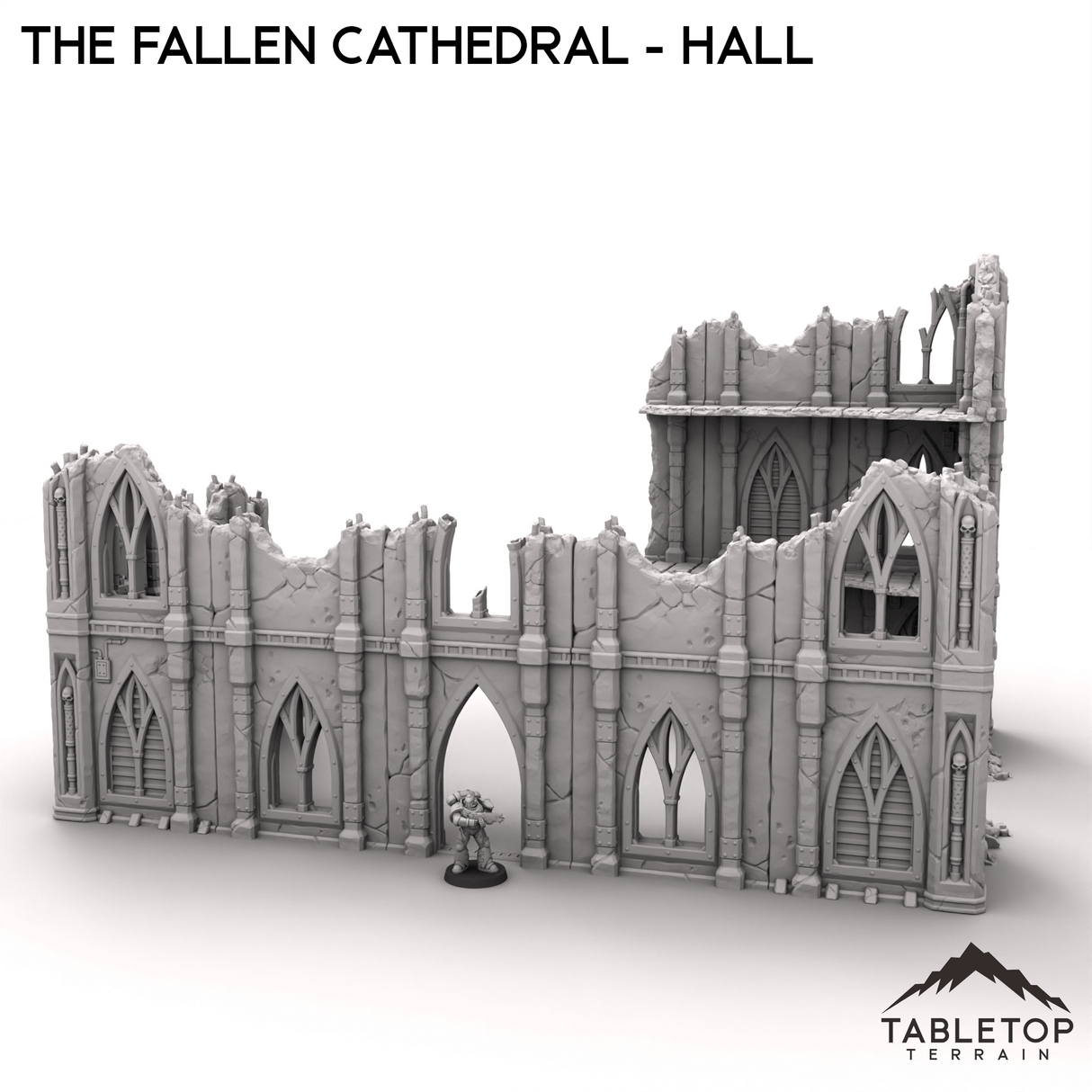 Tabletop Terrain Terrain R11 The Fallen Cathedral - Hall