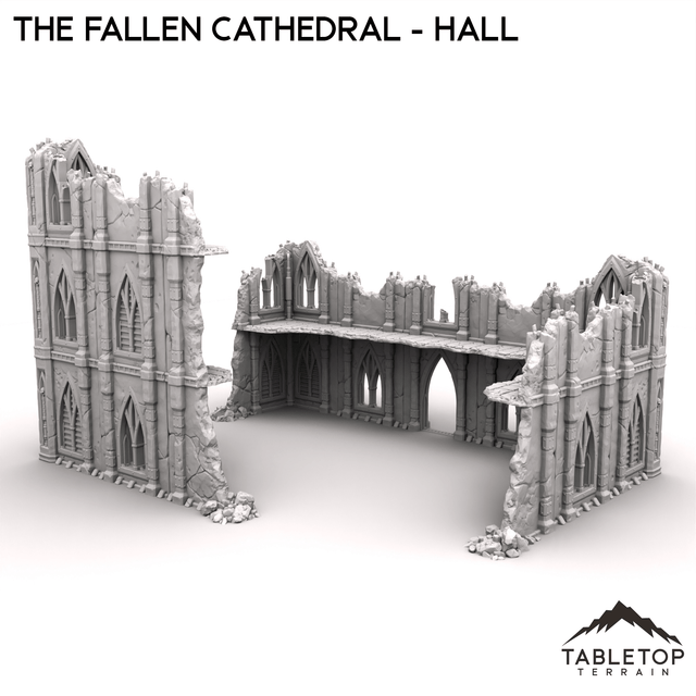 Tabletop Terrain Terrain R11 The Fallen Cathedral - Hall