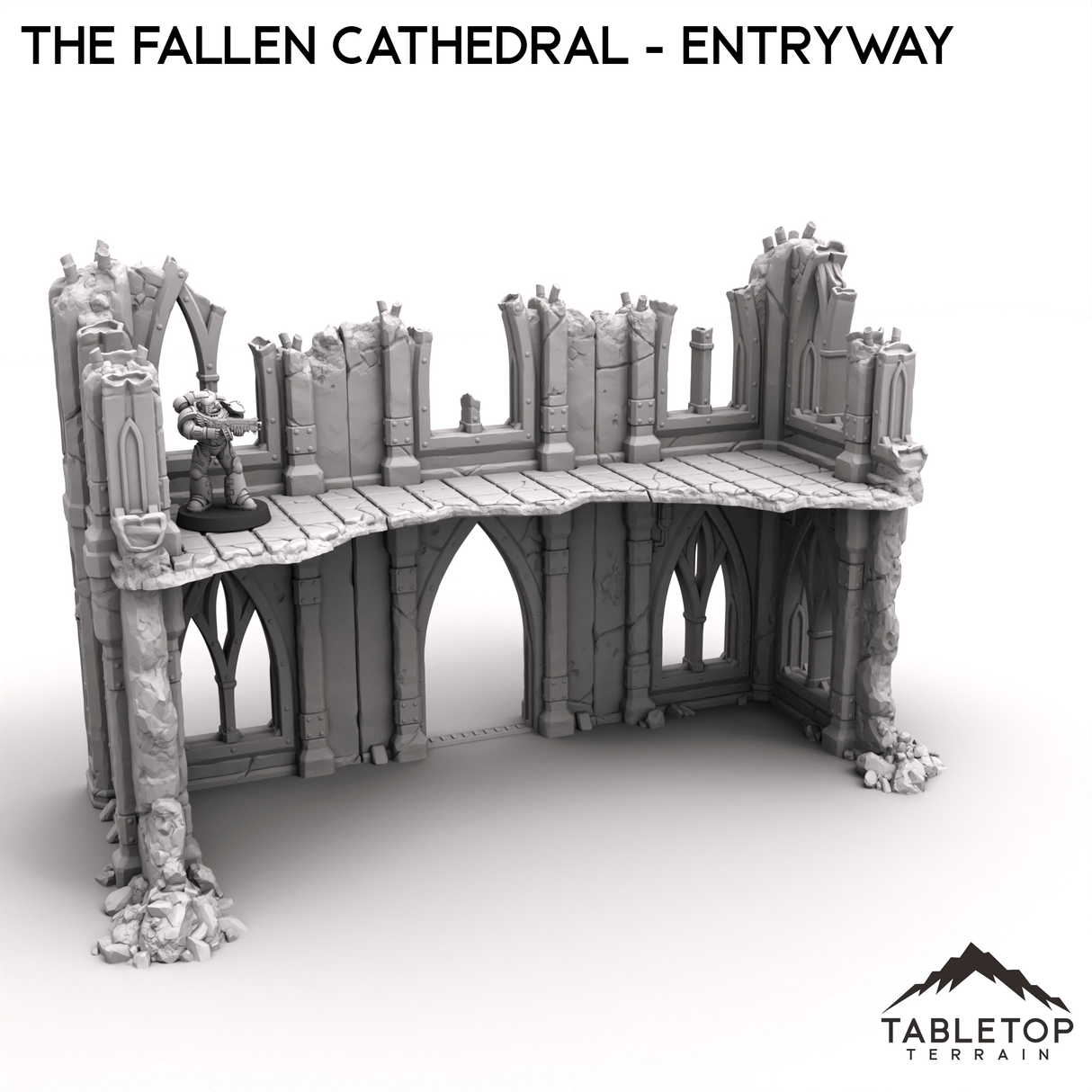 Tabletop Terrain Terrain R12 The Fallen Cathedral - Entryway