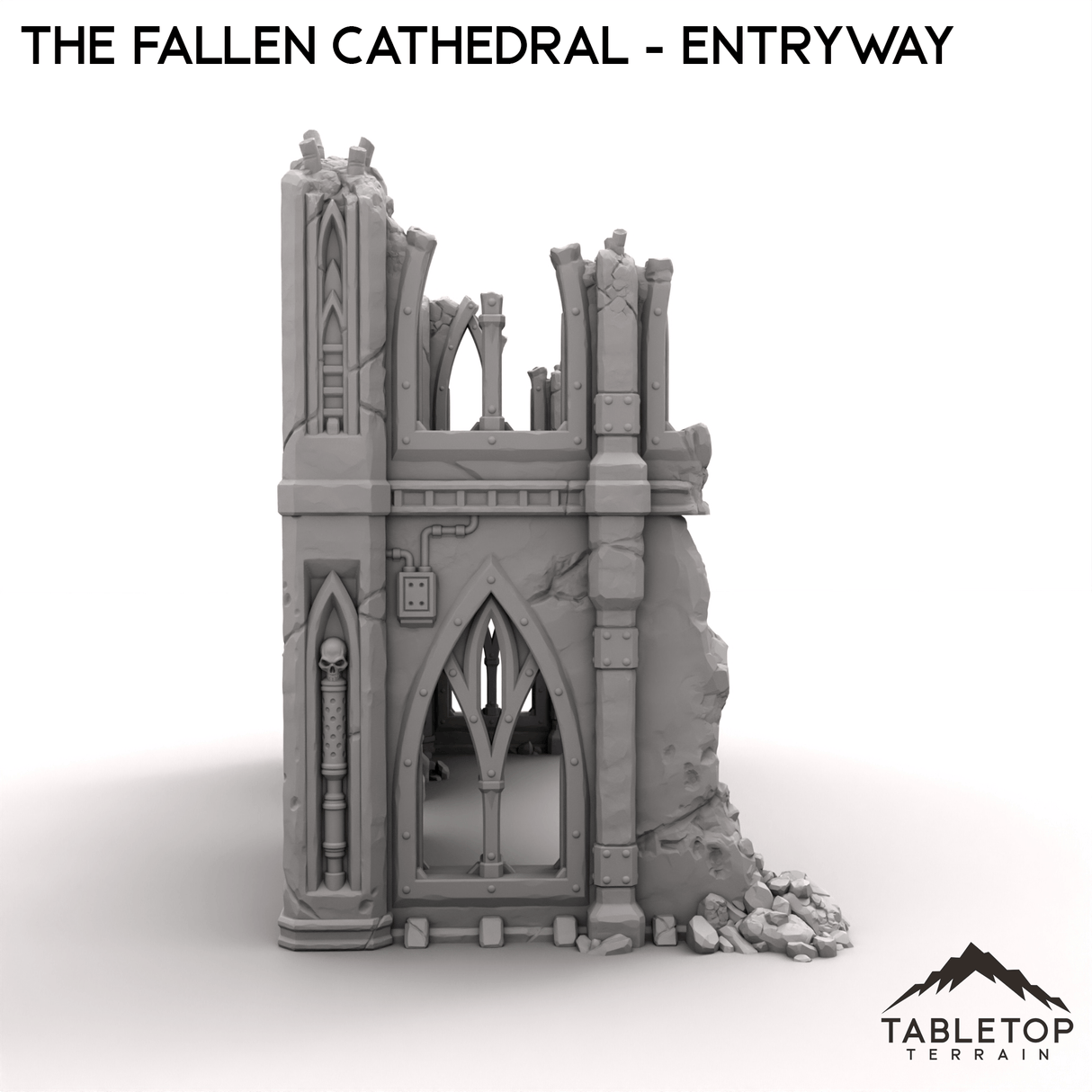 Tabletop Terrain Terrain R12 The Fallen Cathedral - Entryway