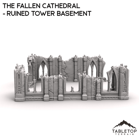 Tabletop Terrain Terrain R13 The Fallen Cathedral - Ruined Tower Basement