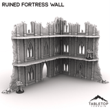 Tabletop Terrain Terrain R14 Ruined Fortress Wall