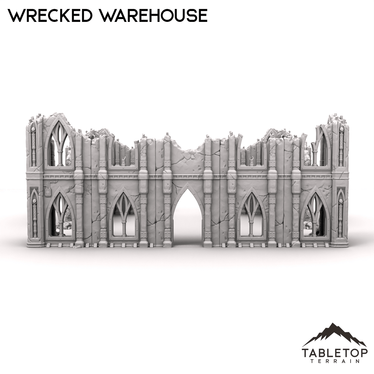 Tabletop Terrain Terrain R15 Wrecked Warehouse