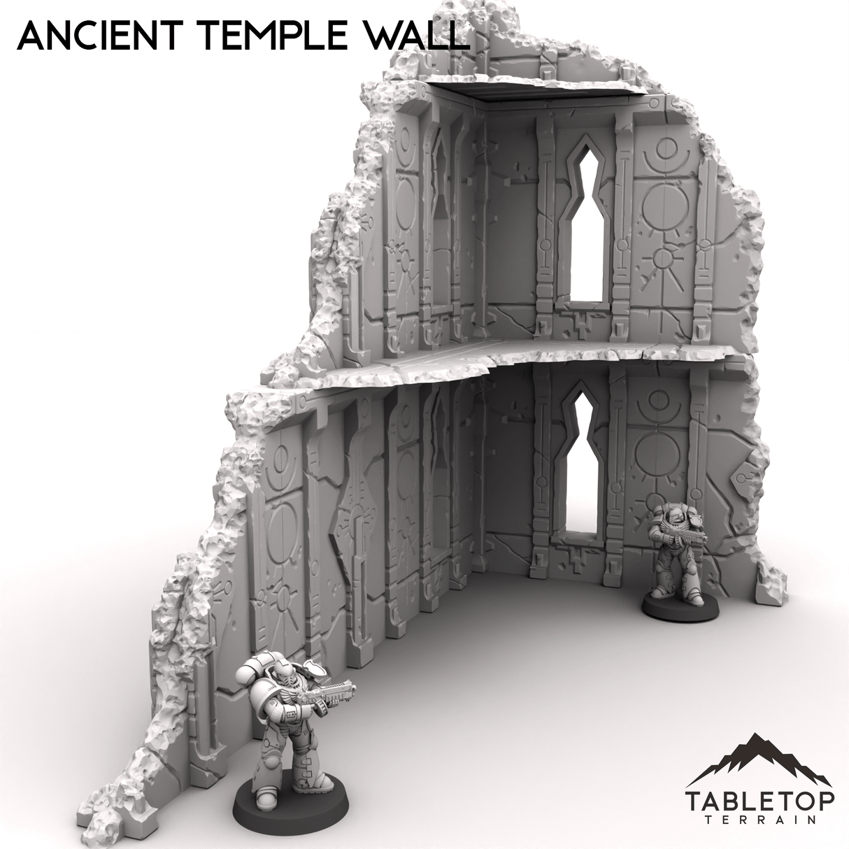 Tabletop Terrain Terrain R2 Ancient Temple Wall