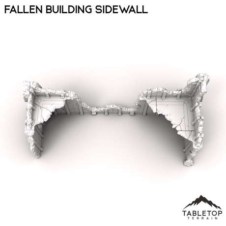 Tabletop Terrain Terrain R3 Fallen Building Sidewall