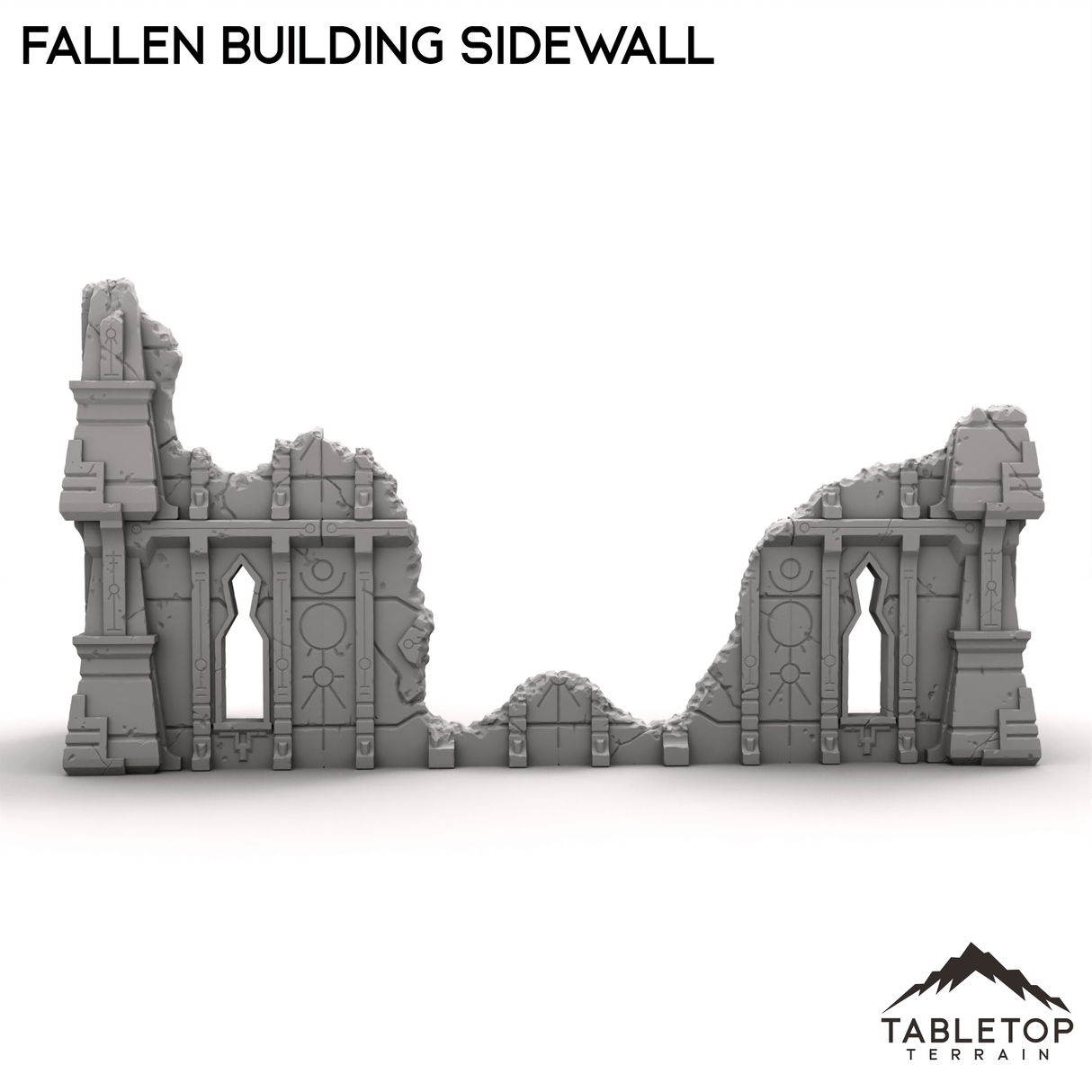 Tabletop Terrain Terrain R3 Fallen Building Sidewall