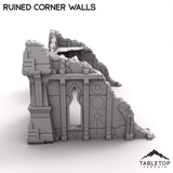 Tabletop Terrain Terrain R4 Ruined Corner Walls