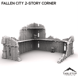 Tabletop Terrain Terrain R7 Fallen City 2-Story Corner