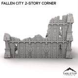 Tabletop Terrain Terrain R7 Fallen City 2-Story Corner