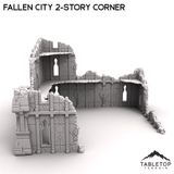 Tabletop Terrain Terrain R7 Fallen City 2-Story Corner