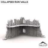 Tabletop Terrain Terrain R9 Collapsed Ruin Walls