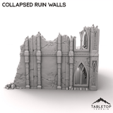 Tabletop Terrain Terrain R9 Collapsed Ruin Walls