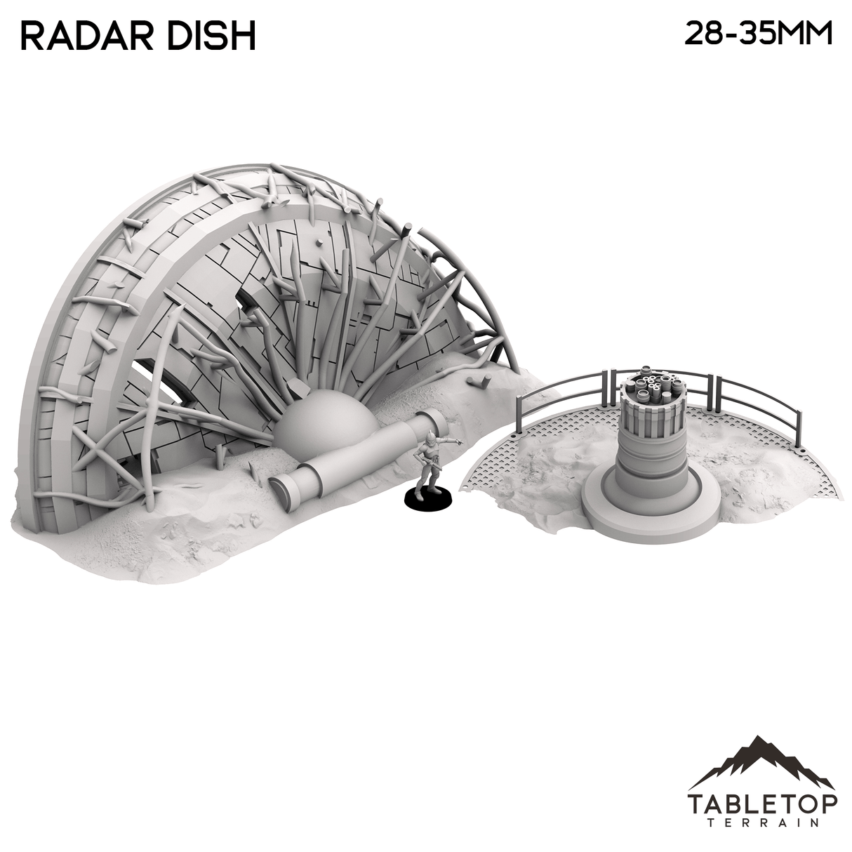 Tabletop Terrain Terrain Radar Dish