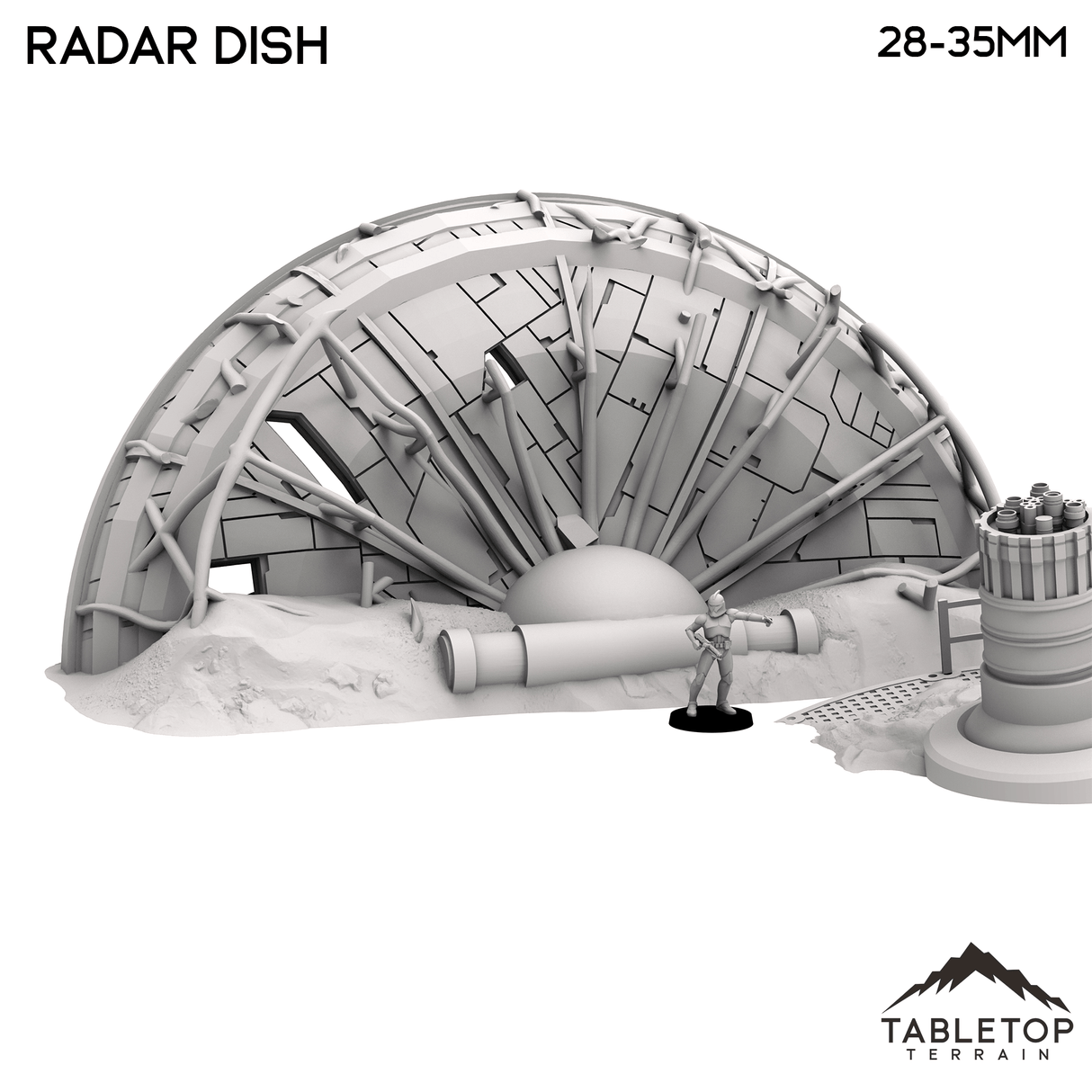 Tabletop Terrain Terrain Radar Dish