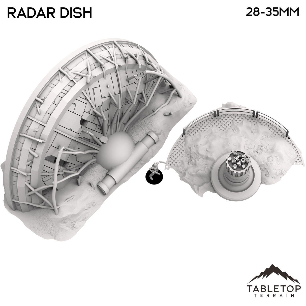 Tabletop Terrain Terrain Radar Dish