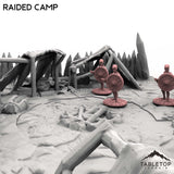 Tabletop Terrain Terrain Raided Camp