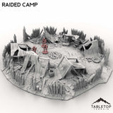 Tabletop Terrain Terrain Raided Camp
