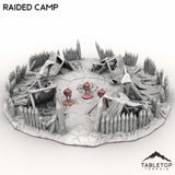 Tabletop Terrain Terrain Raided Camp