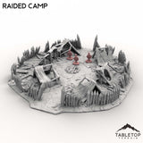 Tabletop Terrain Terrain Raided Camp