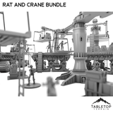 Tabletop Terrain Terrain Rat and Crane Bundle Set