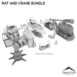 Tabletop Terrain Terrain Rat and Crane Bundle Set