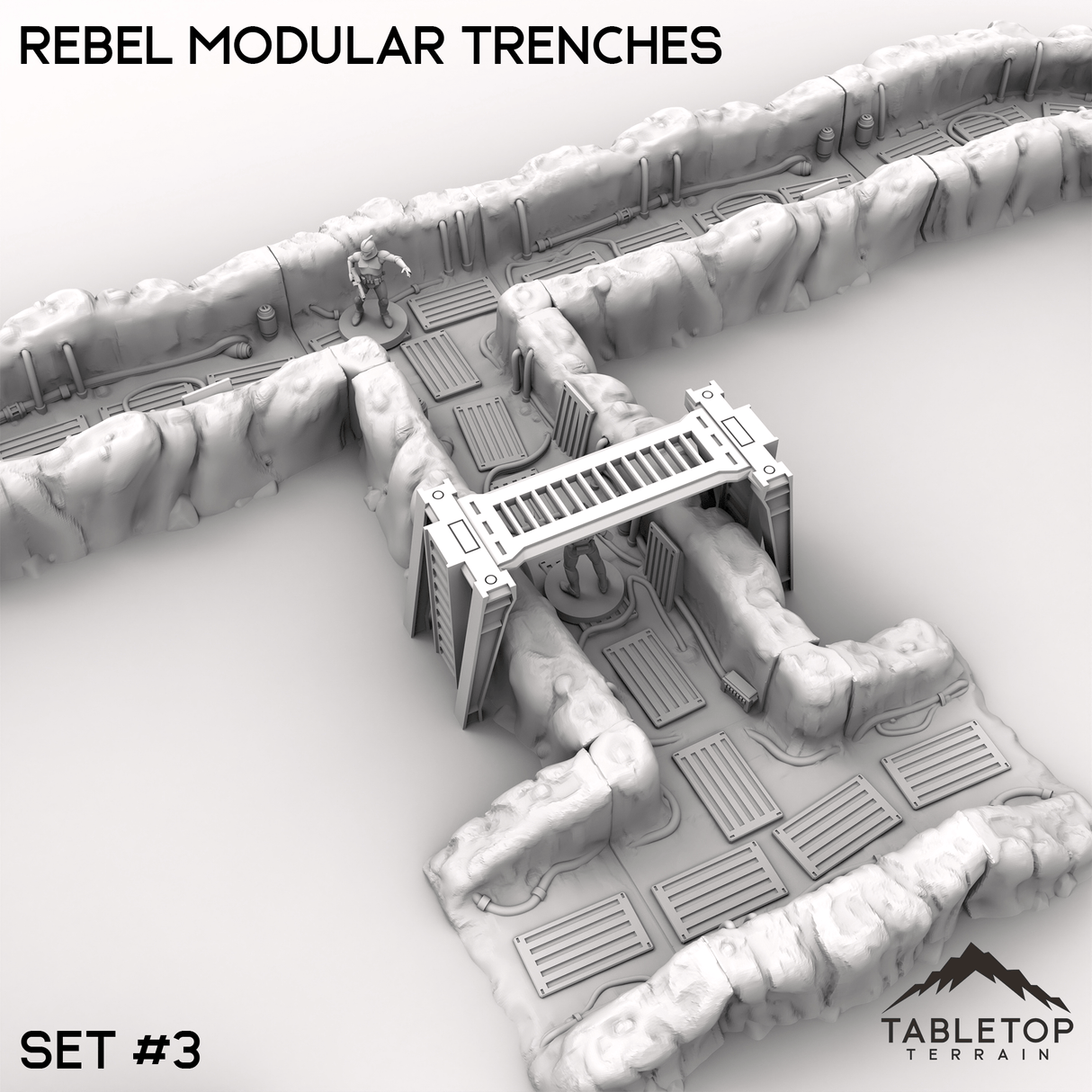 Tabletop Terrain Terrain Rebel Modular Trenches