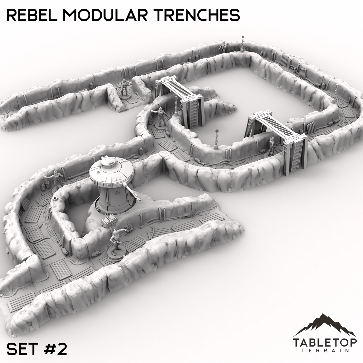 Tabletop Terrain Terrain Rebel Modular Trenches