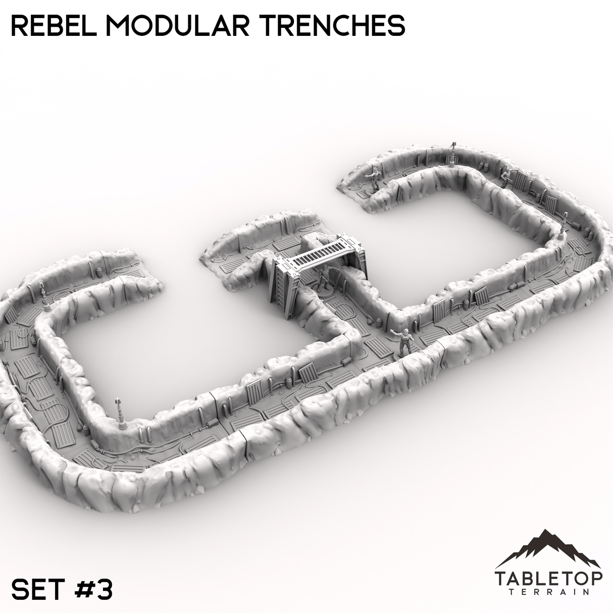 Tabletop Terrain Terrain Rebel Modular Trenches