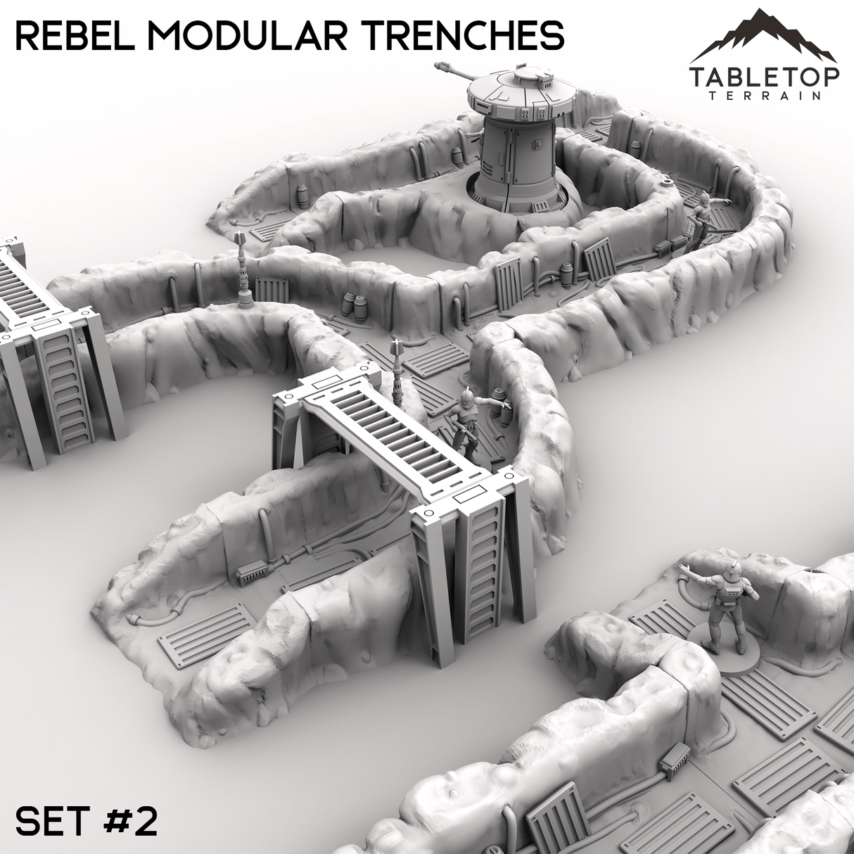 Tabletop Terrain Terrain Rebel Modular Trenches