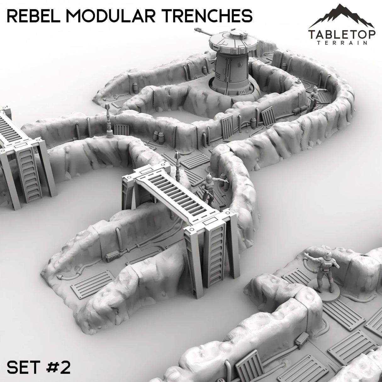 Tabletop Terrain Terrain Rebel Modular Trenches