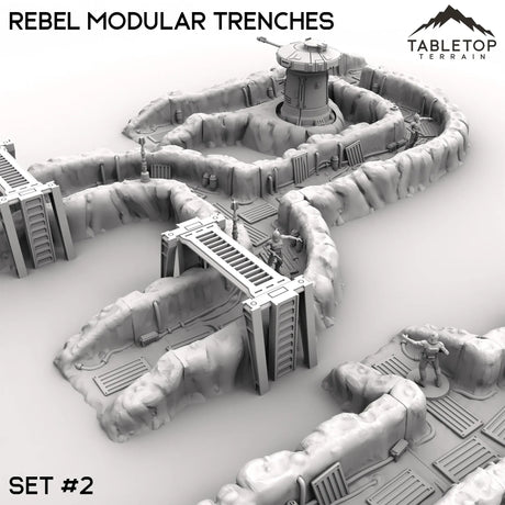 Tabletop Terrain Terrain Rebel Modular Trenches