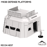 Tabletop Terrain Terrain Recon Nest MK88 Defense Platforms - Imperial Base Builder