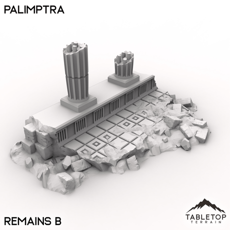 Tabletop Terrain Terrain Remains B / 32mm Palimptra