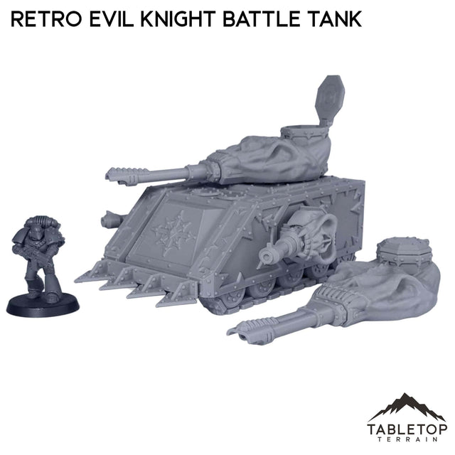 Tabletop Terrain Terrain Retro Evil Knight Battle Tank