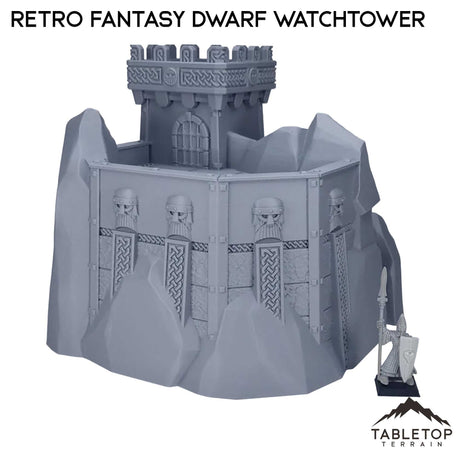 Tabletop Terrain Terrain Retro Fantasy Dwarf Watchtower