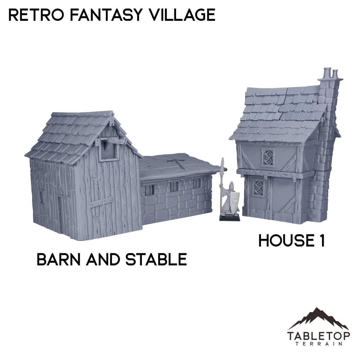 Tabletop Terrain Terrain Retro Fantasy Village
