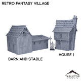 Tabletop Terrain Terrain Retro Fantasy Village