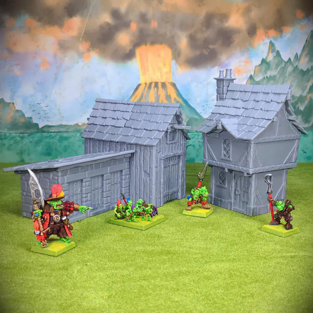 Tabletop Terrain Terrain Retro Fantasy Village