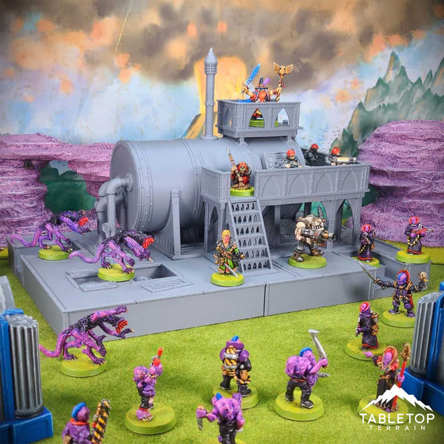 Tabletop Terrain Terrain Retro Fuel Depot