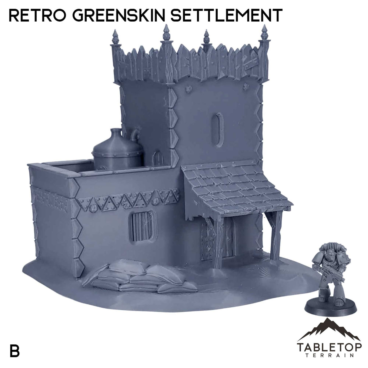 Tabletop Terrain Terrain Retro Greenskin Settlement
