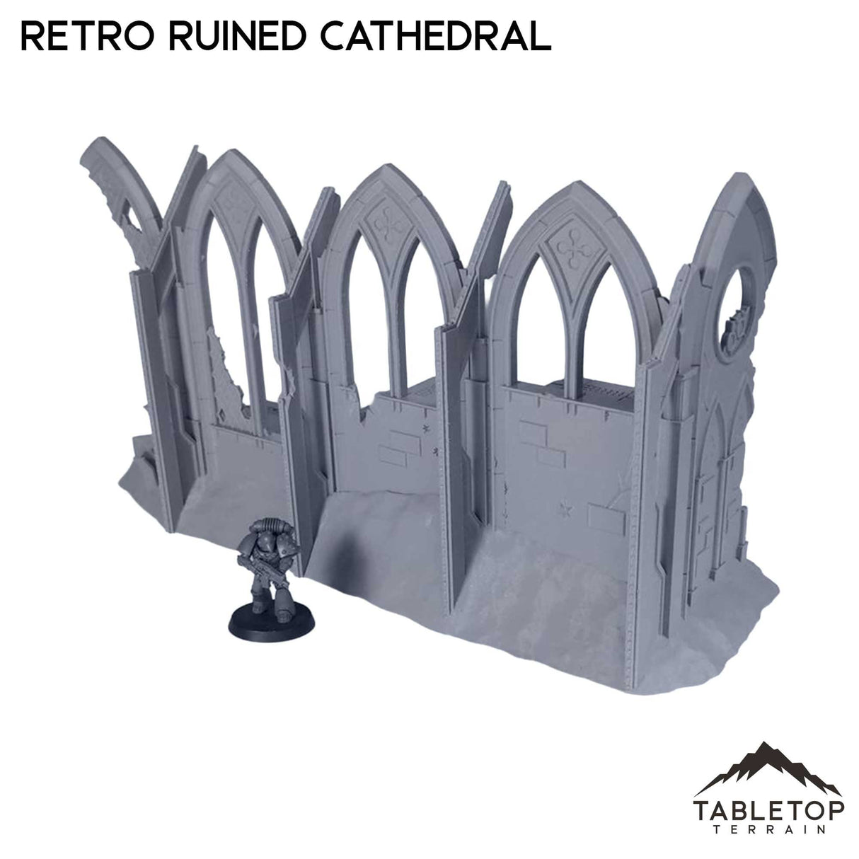 Tabletop Terrain Terrain Retro Ruined Cathedral