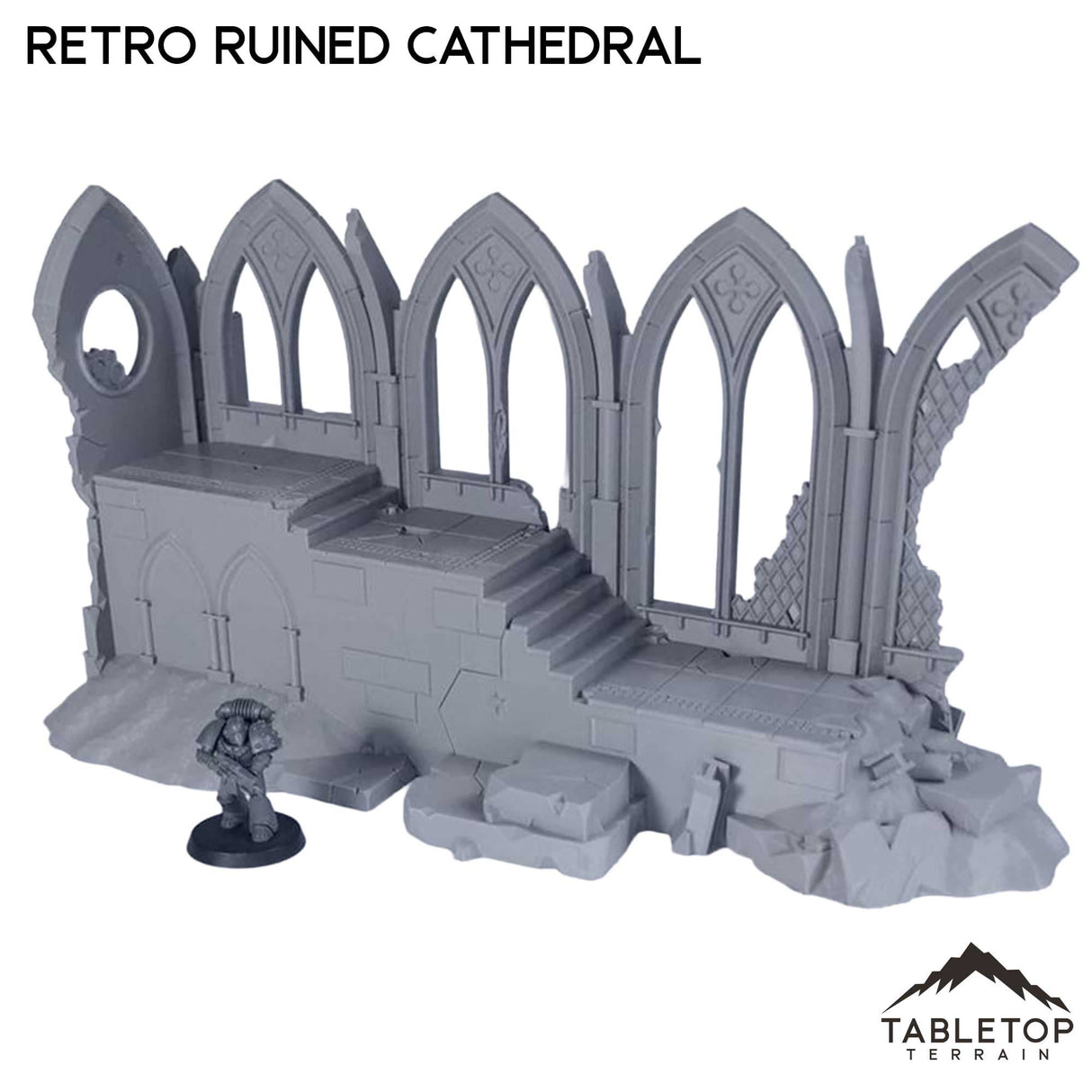 Tabletop Terrain Terrain Retro Ruined Cathedral