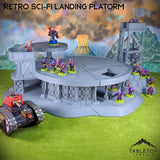 Tabletop Terrain Terrain Retro SciFi Landing Pad
