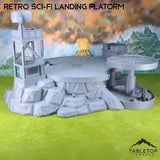 Tabletop Terrain Terrain Retro SciFi Landing Pad