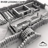 Tabletop Terrain Terrain River Logging Camp
