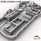 Tabletop Terrain Terrain River Logging Camp