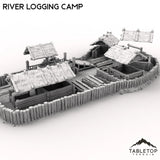 Tabletop Terrain Terrain River Logging Camp